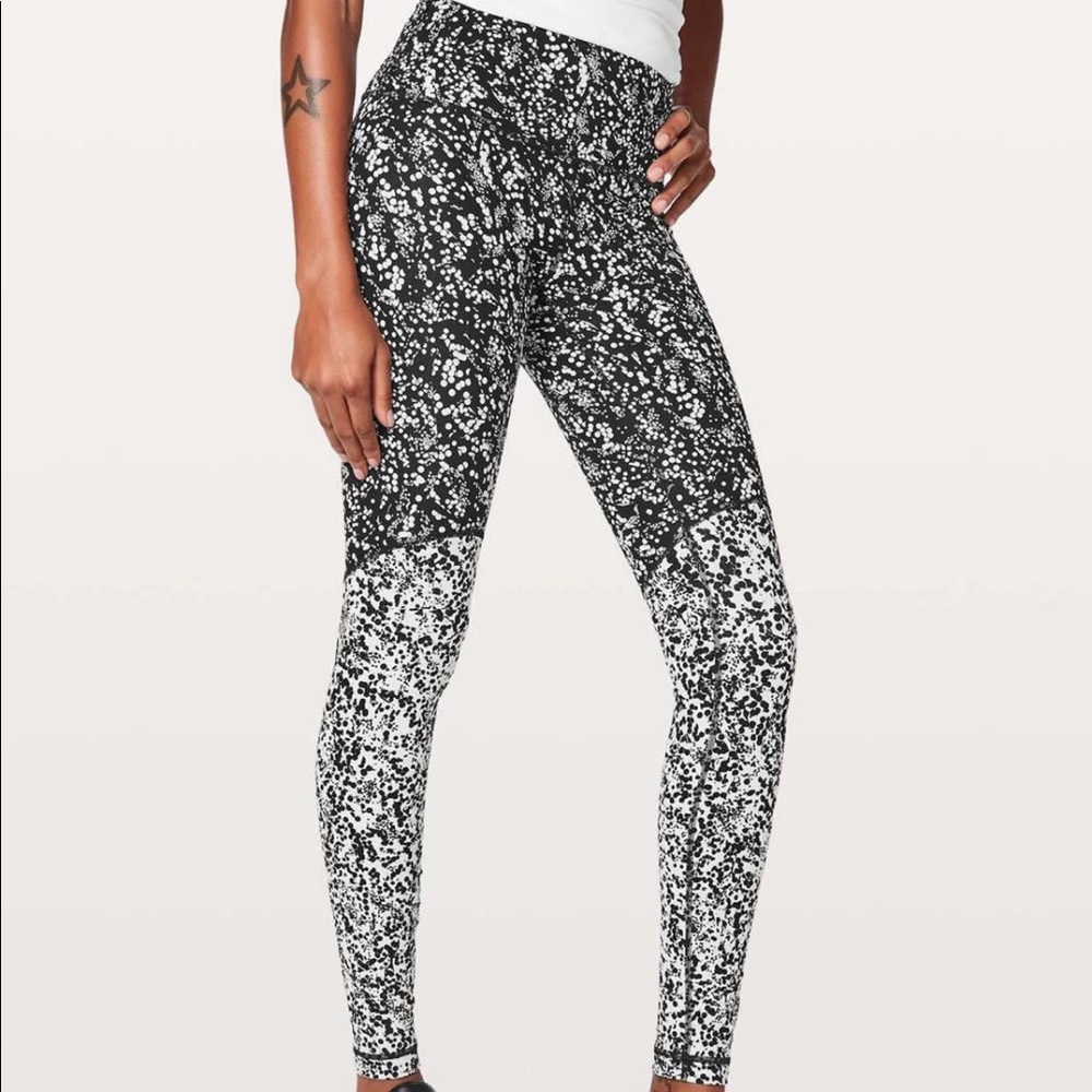 Lululemon wunder under leggings sz 8